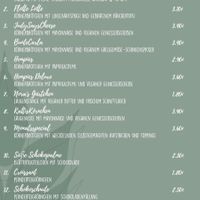 Menu at Hempies - Odonien Biergarten in Cologne