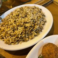 Rice and lentils  at Amir Restaurante in Rio De Janeiro
