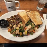 Tofu scramble #Veganuary at Wanda's Cafe + Bakery in Nehalem