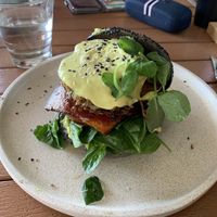 Brekkie bagel at Nurcha Kawana in Birtinya