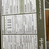 All vegan menu  at Nurcha Kawana in Birtinya