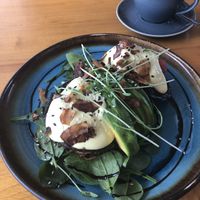 Mushroom Benedict   at Nurcha Kawana in Birtinya