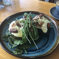 Mushroom Benedict   at Nurcha Kawana in Birtinya