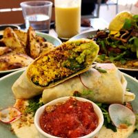 Breaky burrito at Nurcha Kawana in Birtinya