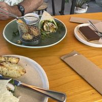 Today we had the special wrap and wedges 20$ large meal for one  at Nurcha Kawana in Birtinya