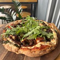 BBQ pizza  at Nurcha Kawana in Birtinya