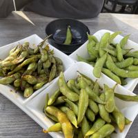Edamame trio at Sushi Confidential in Campbell