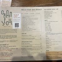Menu   at Grain Seoul in Seoul