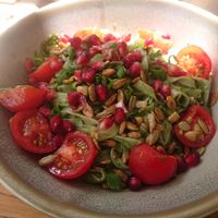 Avocado basilicum pesto at Palmtreeclub in Munich