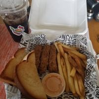 Chicken finger combo at Side Chicks in San Antonio