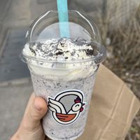 Vegan milkshake coconut milk ice cream with oat milk   at Side Chicks in San Antonio