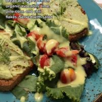 Avocado Toast at Rubik's in Thessaloniki