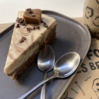 Toffee cheesecake  at Rubik's in Thessaloniki