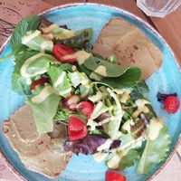 Avocado toast at Rubik's in Thessaloniki