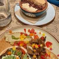 choco and peanuts porridge at Rubik's in Thessaloniki