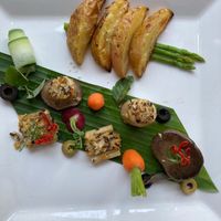 Selection of Japanese mushrooms  at An Nhien Garden in Hue