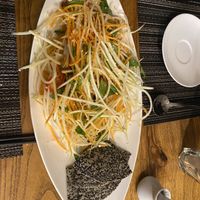 Spicy papaya salad  at An Nhien Garden in Hue