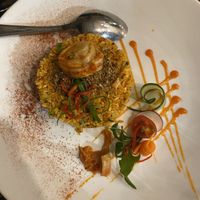 Kimchi fried rice  at An Nhien Garden in Hue