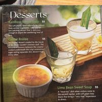 Menu  at An Nhien Garden in Hue