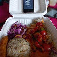 Este es un Menú del Día at La Revolución de la Cuchara in Bogota