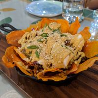 Vegan nachos at Alkalime in Abu Dhabi