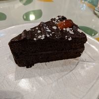 No regret chocolate cake at Alkalime in Abu Dhabi