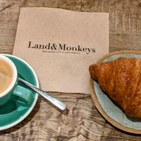 The croissant is too dry and way too salty at Land & Monkeys - Amsterdam in Paris
