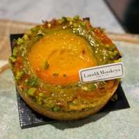 Apricot/Pistachio tart at Land & Monkeys - Amsterdam in Paris