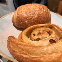 Pain aux raisins and pain au chocolat   at Land & Monkeys - Amsterdam in Paris