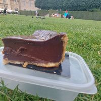 Chocolate flan at Land & Monkeys - Amsterdam in Paris