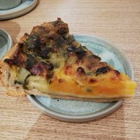 Round 3: Butternut & leek quiche, superb at Land & Monkeys - Amsterdam in Paris
