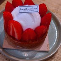 Strawberry tart at Land & Monkeys - Amsterdam in Paris