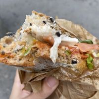 Sandwich tomates mozzarella   at Land & Monkeys - Amsterdam in Paris