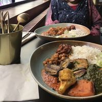 Gorgeous delicious flavorful food  at Pesti Chutney in Budapest