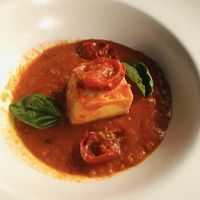 Tomato soup with Tofu at Ritual in Vieste