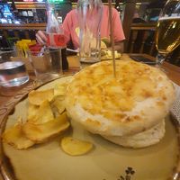 Veggie burguer at Old Square in Cagliari
