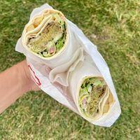 Falafel with tahini  🥙  at Falafel House in Tirana