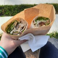 Big falafel at Falafel House in Tirana