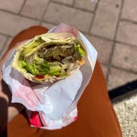   at Falafel House in Tirana