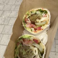   at Falafel House in Tirana