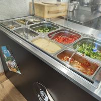 Ingredients at Falafel House in Tirana