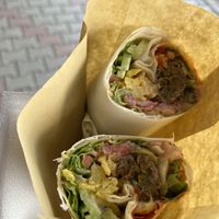   at Falafel House in Tirana