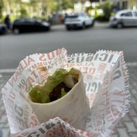   at Falafel House in Tirana