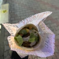   at Falafel House in Tirana