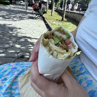   at Falafel House in Tirana