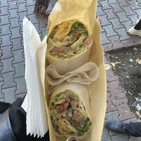   at Falafel House in Tirana