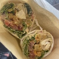 XL Humus Pita  at Falafel House in Tirana