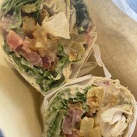 XL Humus Pita  at Falafel House in Tirana