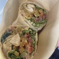 XL Humus Pita  at Falafel House in Tirana