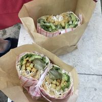   at Falafel House in Tirana